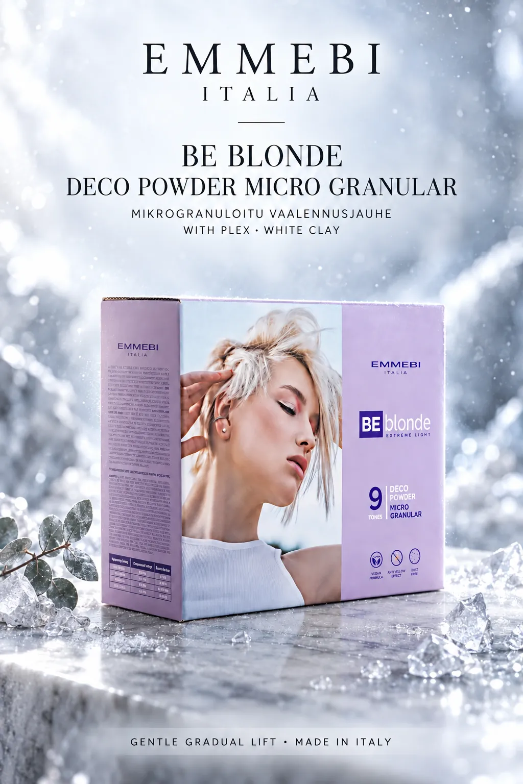 Emmebi Italia BE BLONDE DECO POWDER MICRO GRANULAR — MIKROGRANULOITU VAALENNUSJAUHE
