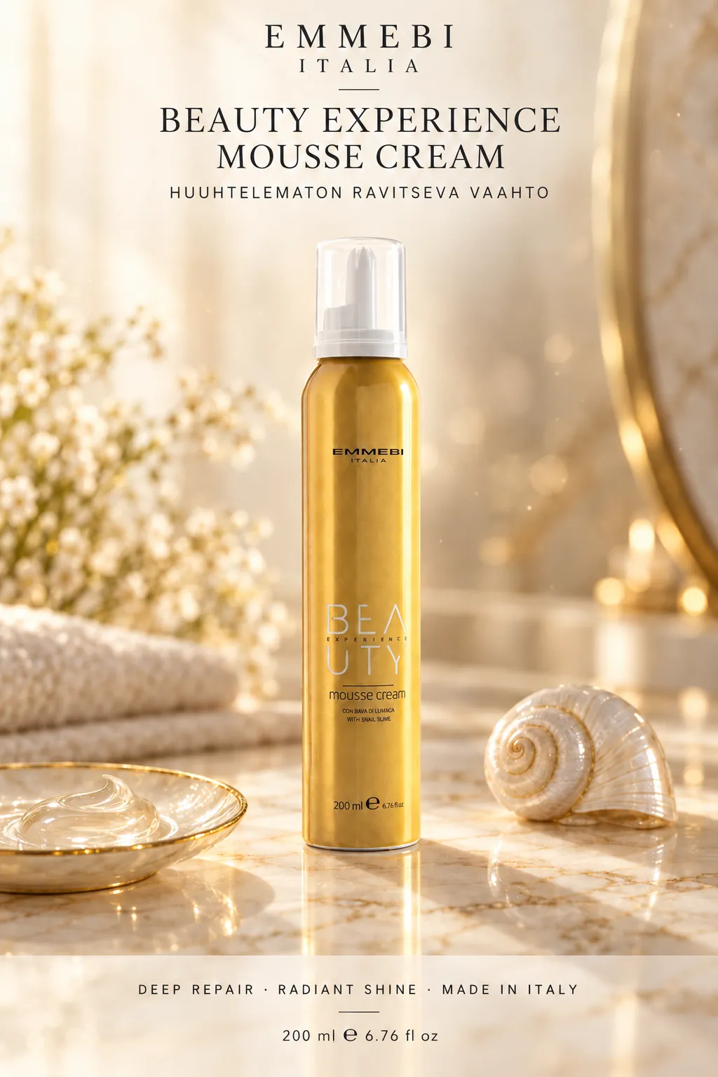 Emmebi Italia BEAUTY EXPERIENCE MOUSSE CREAM 200 ml — HUUHTELEMATON RAVITSEVA VAAHTO