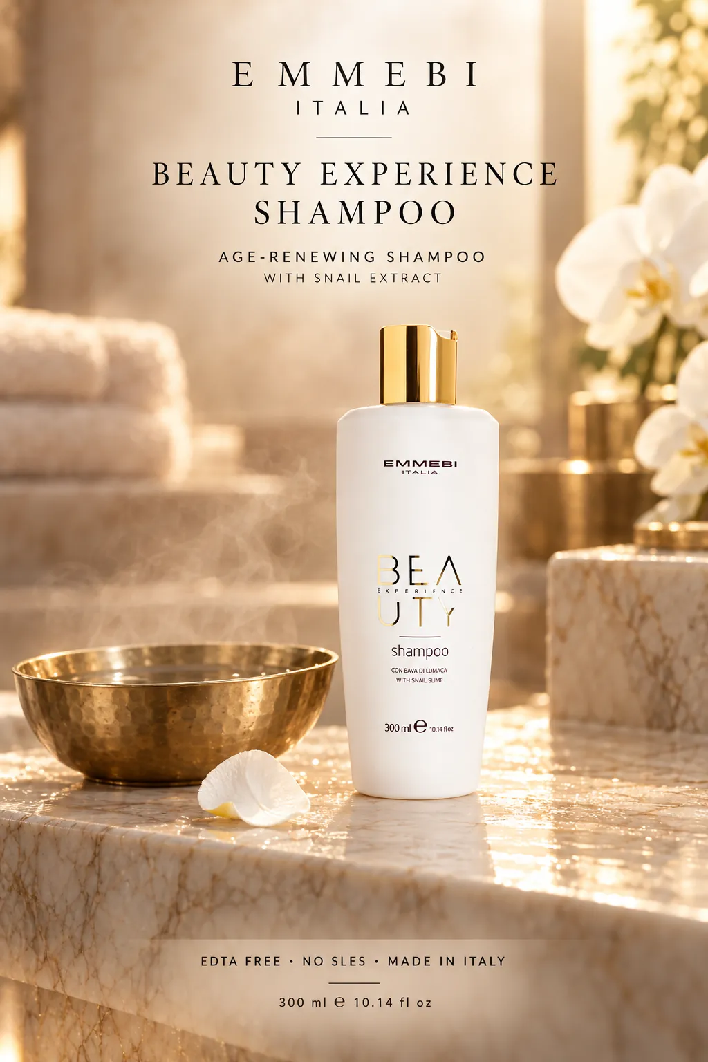 Emmebi Italia Beauty Experience Shampoo 300 ml — AGE-RENEWING SHAMPOO