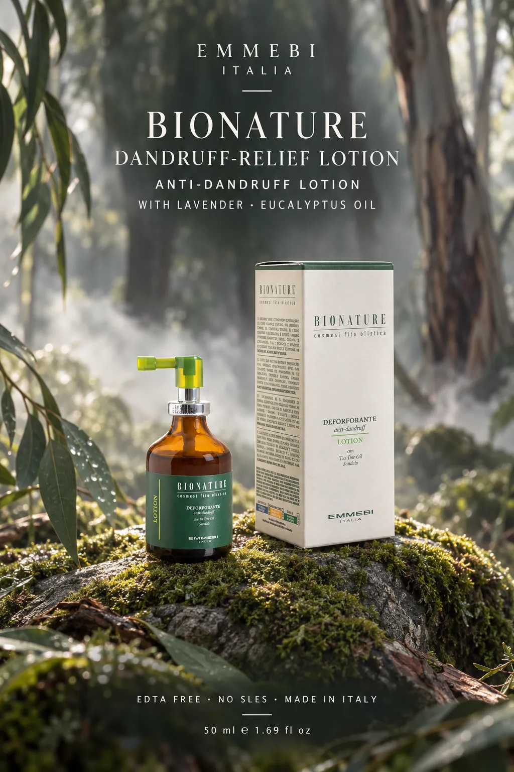 Emmebi Italia Bionature Dandruff-Relief Lotion 50 ml — ANTI-DANDRUFF LOTION