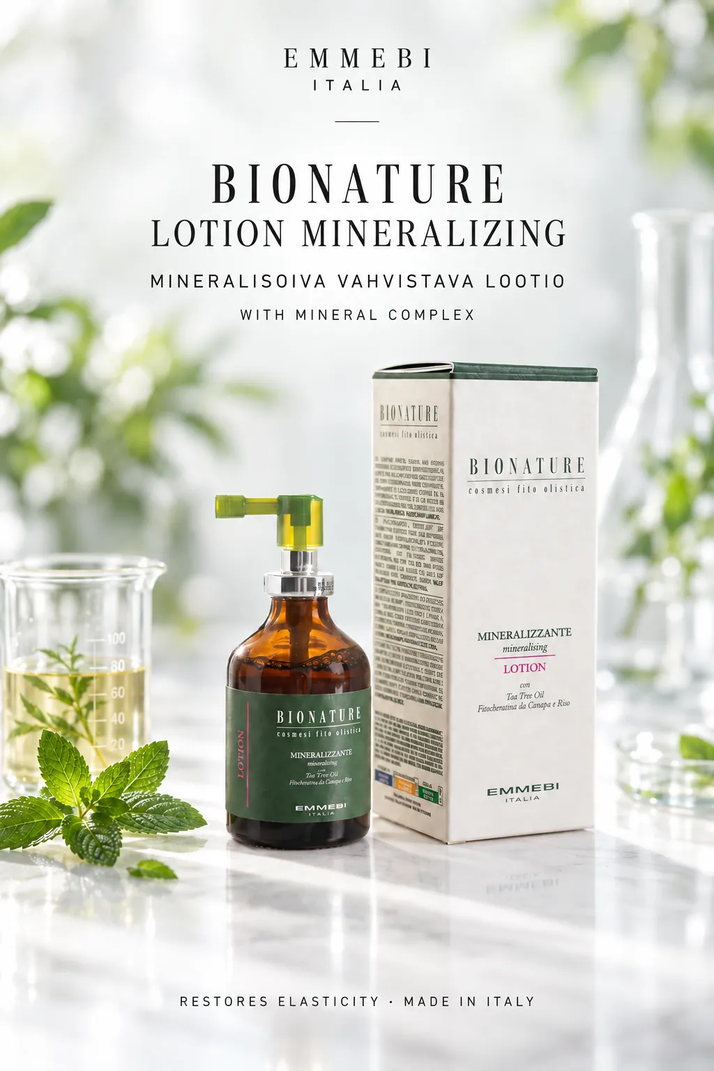 Emmebi Italia BIONATURE LOTION MINERALIZING — MINERALISOIVA VAHVISTAVA LOOTIO