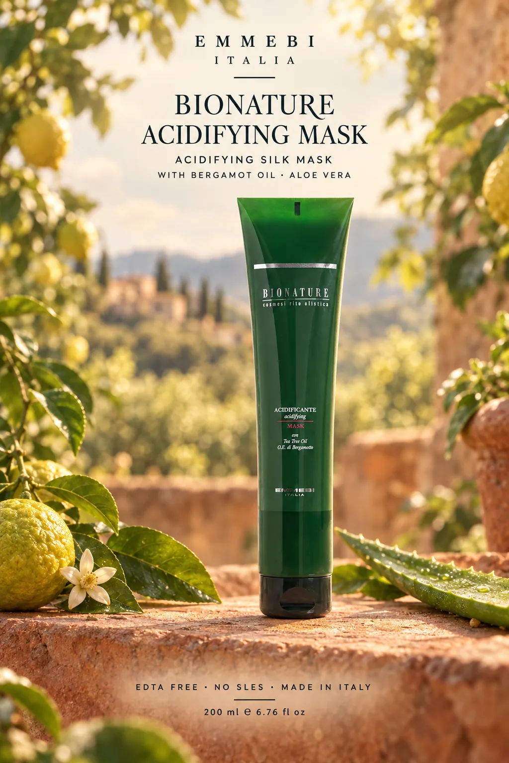 Emmebi Italia Bionature Acidifying Mask 200 ml — ACIDIFYING SILK MASK