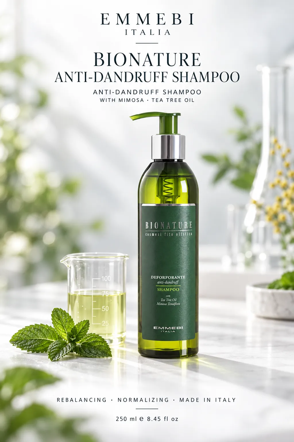 Emmebi Italia BIONATURE ANTI-DANDRUFF SHAMPOO — ANTI-DANDRUFF SHAMPOO