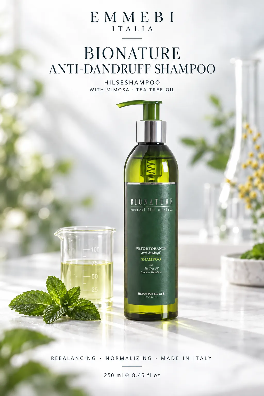 Emmebi Italia BIONATURE ANTI-DANDRUFF SHAMPOO — HILSESHAMPOO