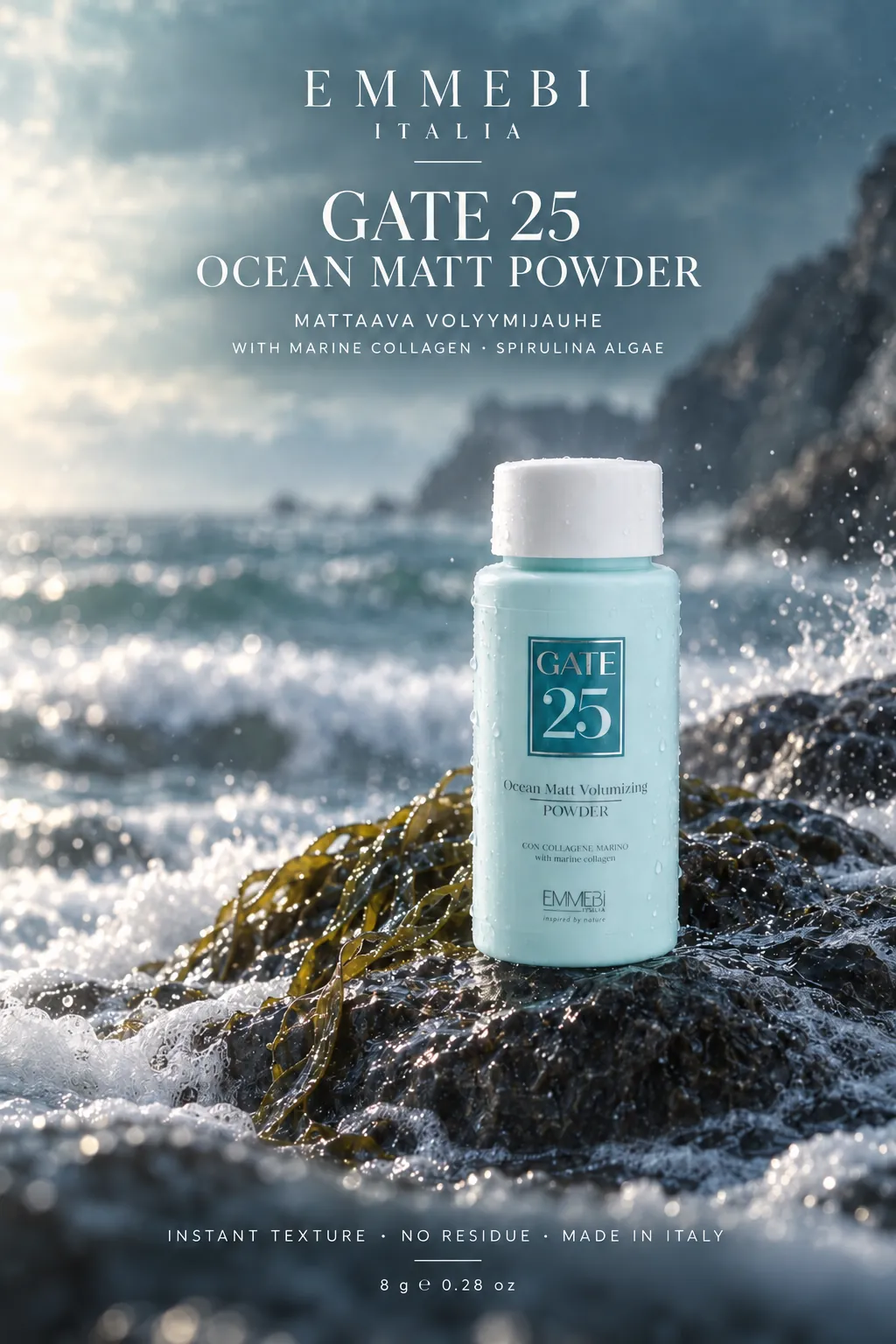 Emmebi Italia GATE 25 OCEAN MATT POWDER — MATTAAVA VOLYYMIJAUHE