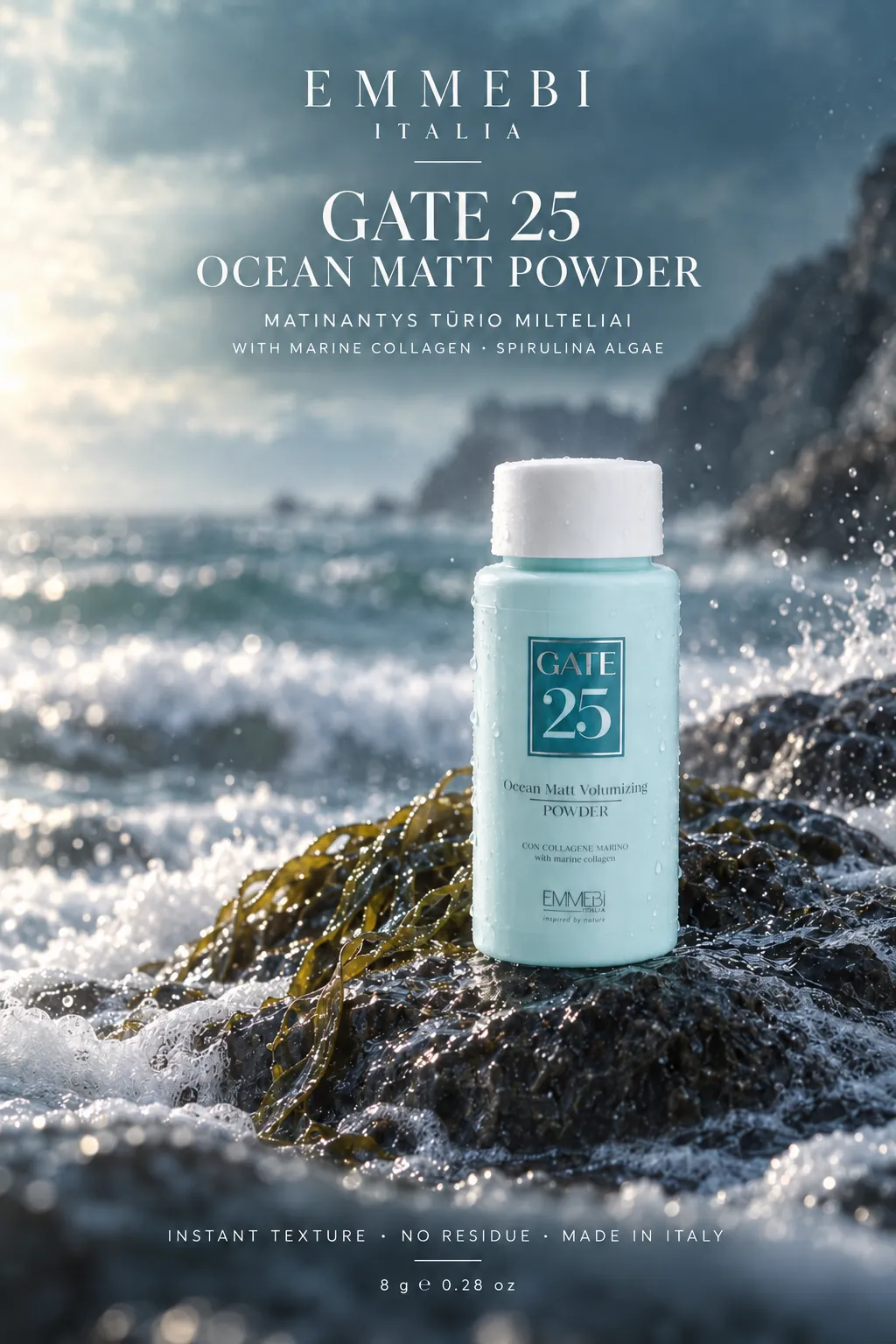 Emmebi Italia GATE 25 OCEAN MATT POWDER — MATINANTYS TŪRIO MILTELIAI