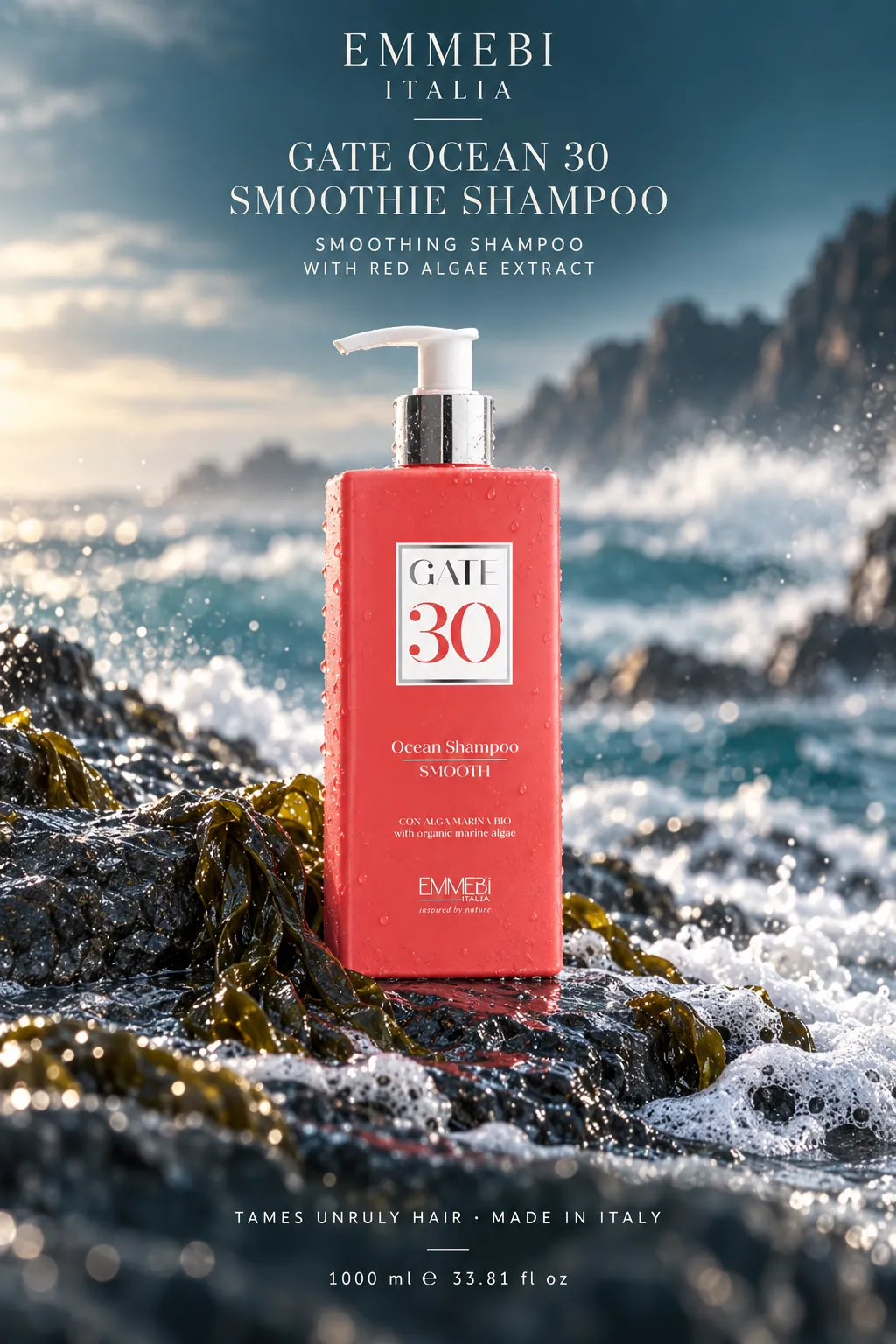 Emmebi Italia GATE OCEAN 30 SMOOTHIE SHAMPOO — SMOOTHING SHAMPOO