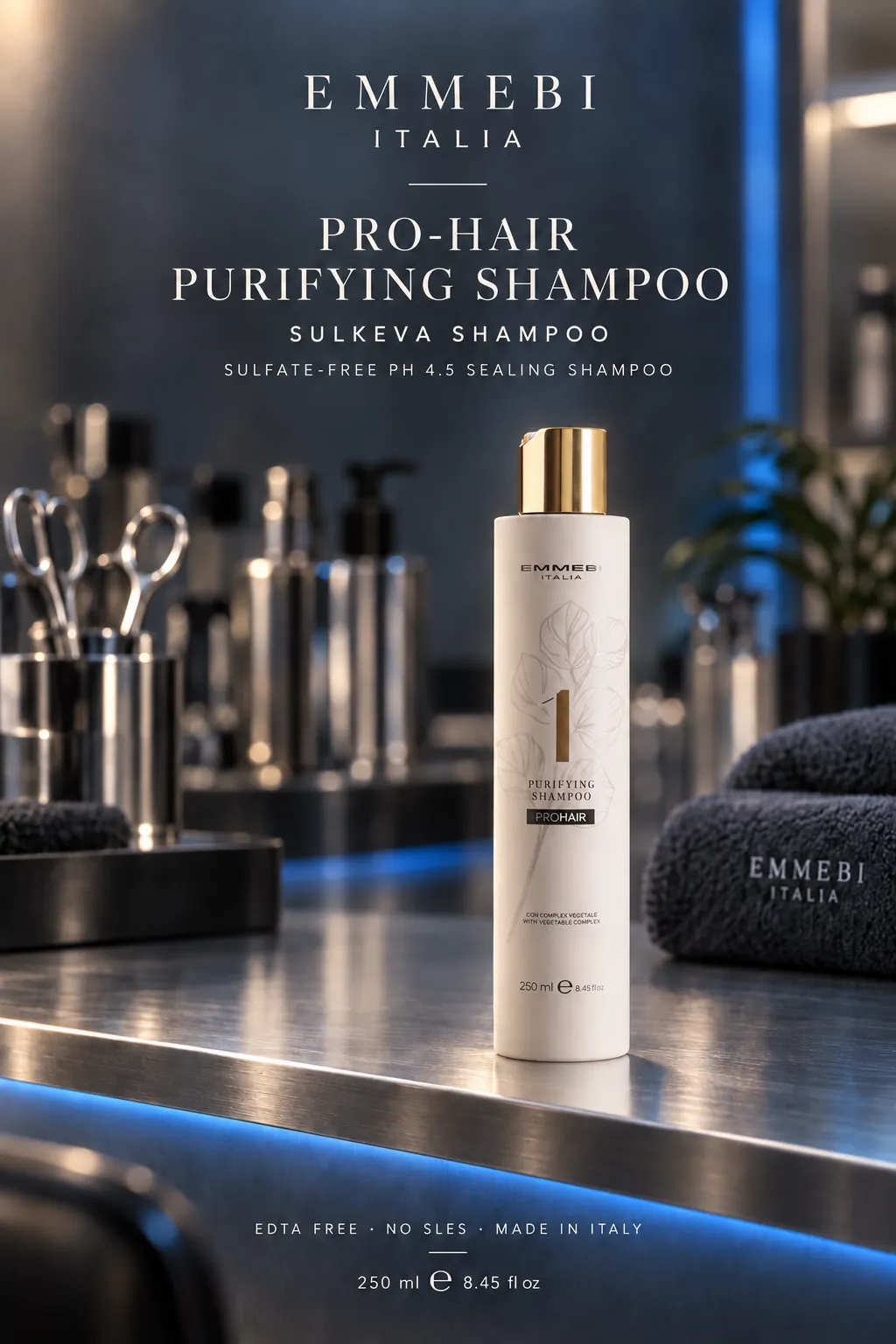 Emmebi Italia Pro-Hair Purifying Shampoo 250 ml — SULKEVA SHAMPOO